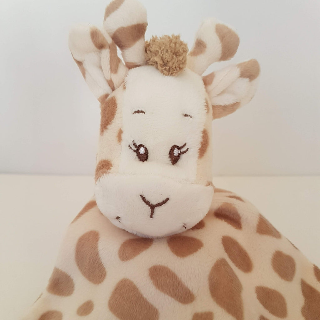 Elka SPOTTED GIRAFFE Baby Lovey Security Blanket Comforter Plush Soft Toy Cute3