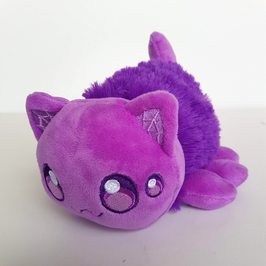 RARE Aphmau MeeMeows PURPLE SPIDER CAT Halloween Limited Ed Soft Toy Stuffed0