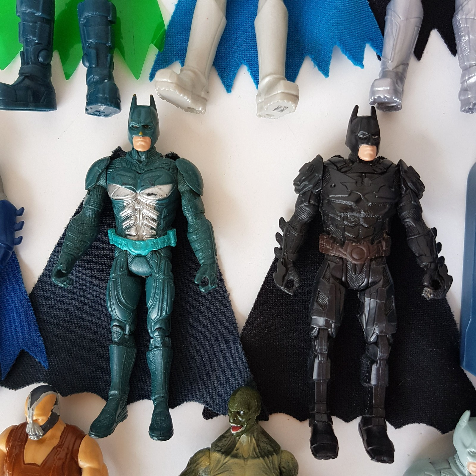 Mattel BATMAN Action Figure LOT Bundle 4" DC Comics Superhero Reptile Lizard EUC5