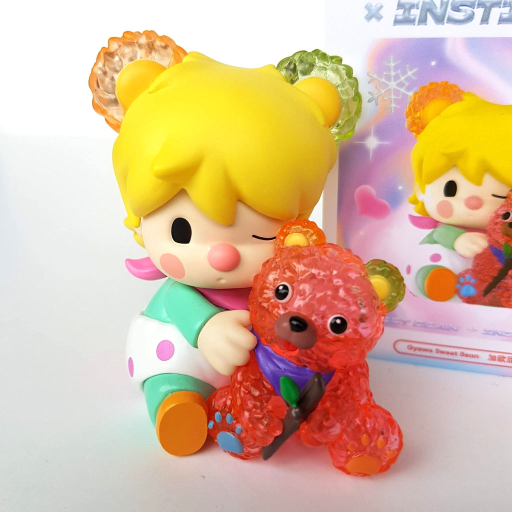Pop Mart SWEET BEAN x INSTINCTOY Gyawa Sweet Bean 7cm + Card Figure Pastel Toy4