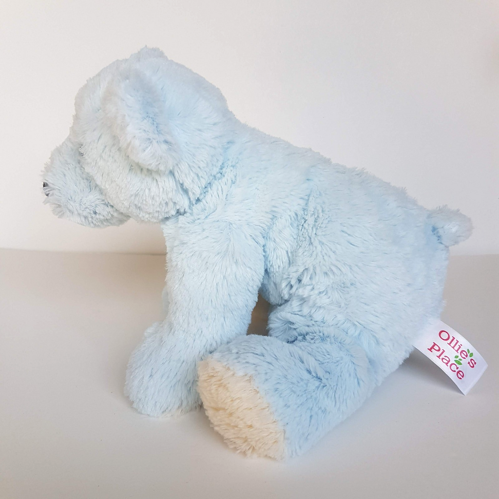 Ollie's Place Floppy BLUE BEAR Comforter Lovey Stuffed Animal Plush Soft Toy2