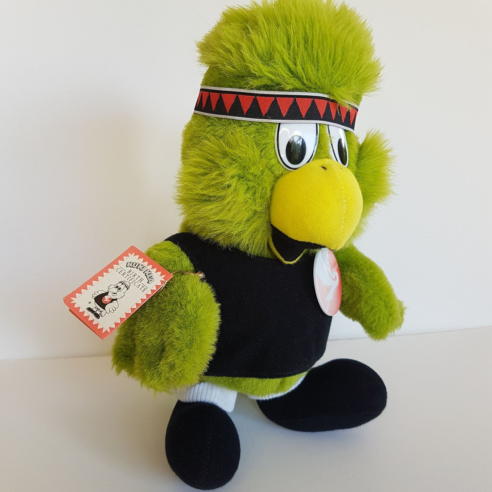 VTG KUKI KEA KIWI Bird 1990 Commonwealth Games Mascot Plush Stuffed Animal Toy1