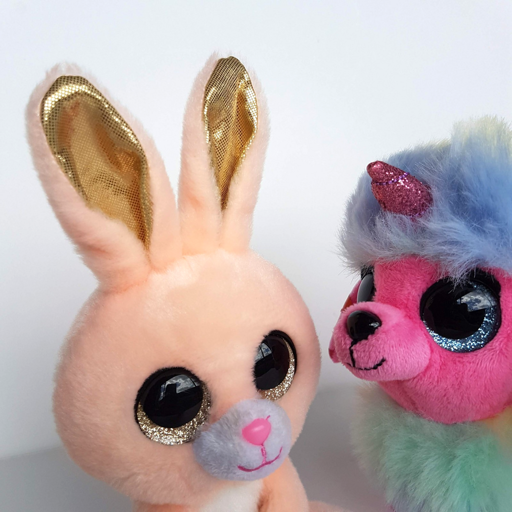 Coco Surprise BUNNY & POODLE UNICORN Plush Stuffed Animal Soft Toy Glitter Eyes5