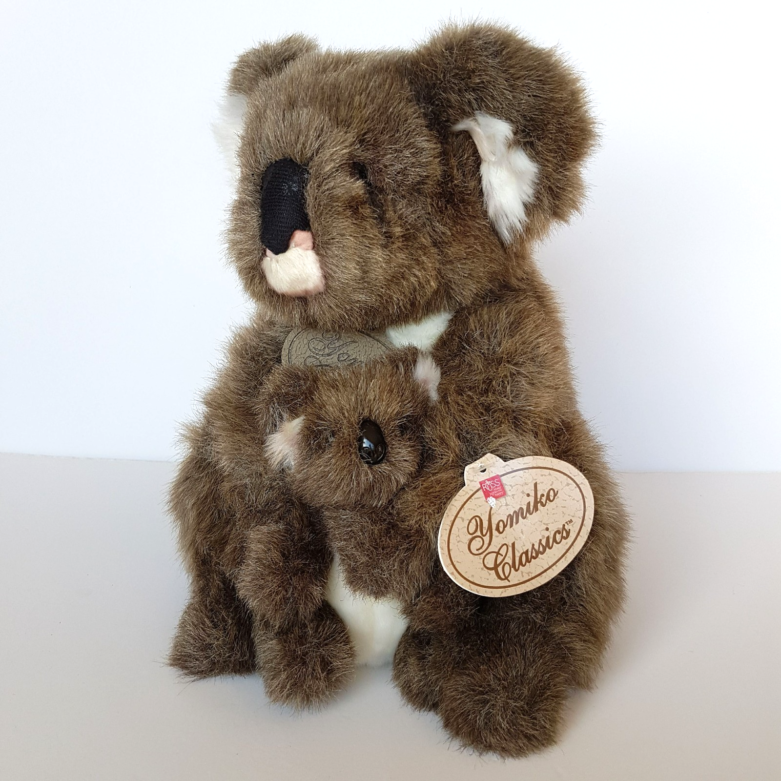 Russ YOMIKO CLASSICS Mom & Baby Koala Soft Toy Stuffed Plush Australian Native0