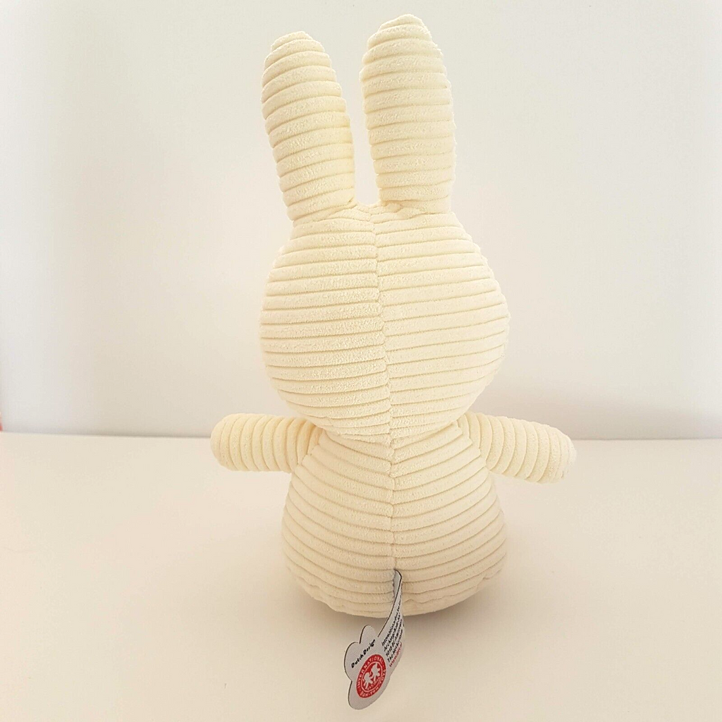 MIFFY Nijntje Corduroy Bunny Rabbit Plush Cream 9.5” Stuffed Animal Soft Toy4