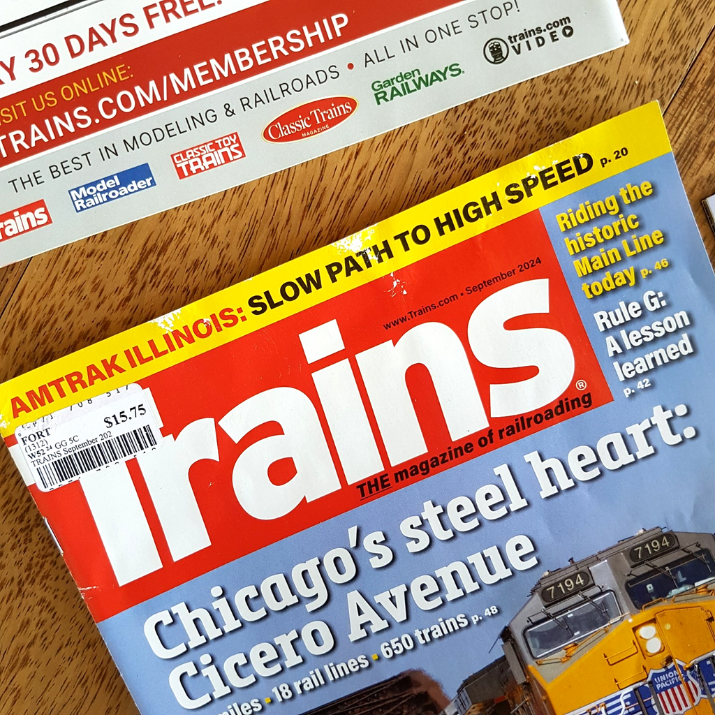 TRAINS MAGAZINE Jan   Dec 2024 Bundle Lot Locomotive Steam Diesel Series Edition7
