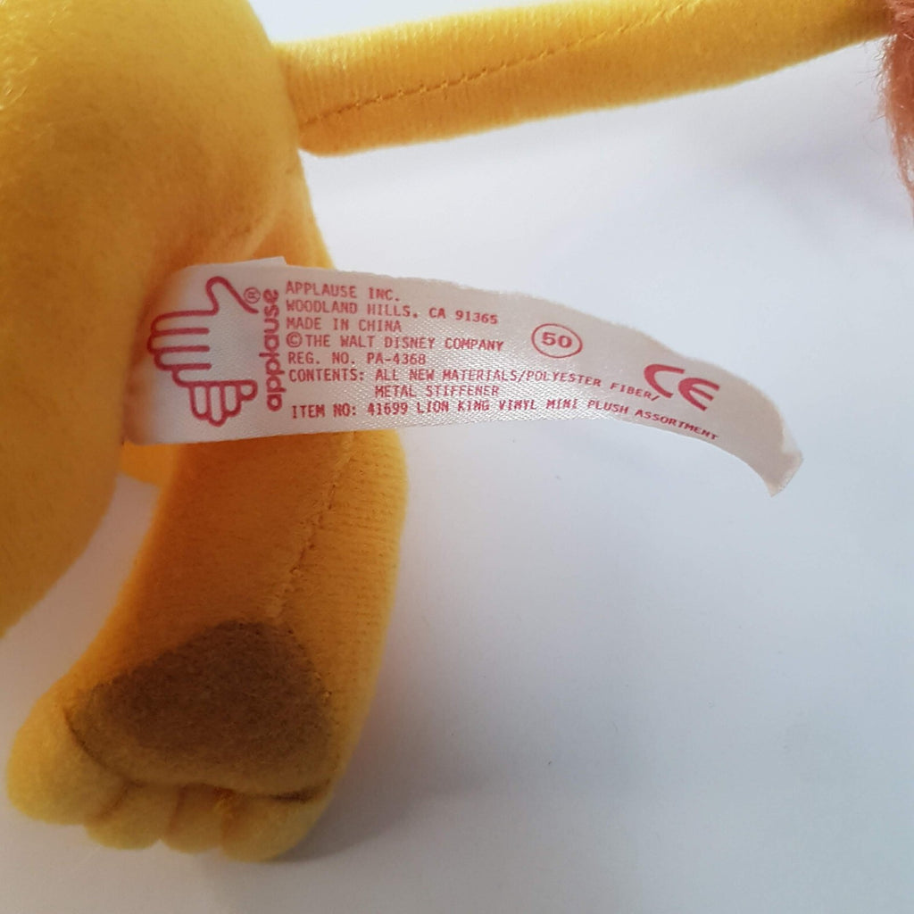 Vintage DISNEY LION KING Toys Applause Vinyl + Plush Rafiki Pumbaa Mufasa Simba8