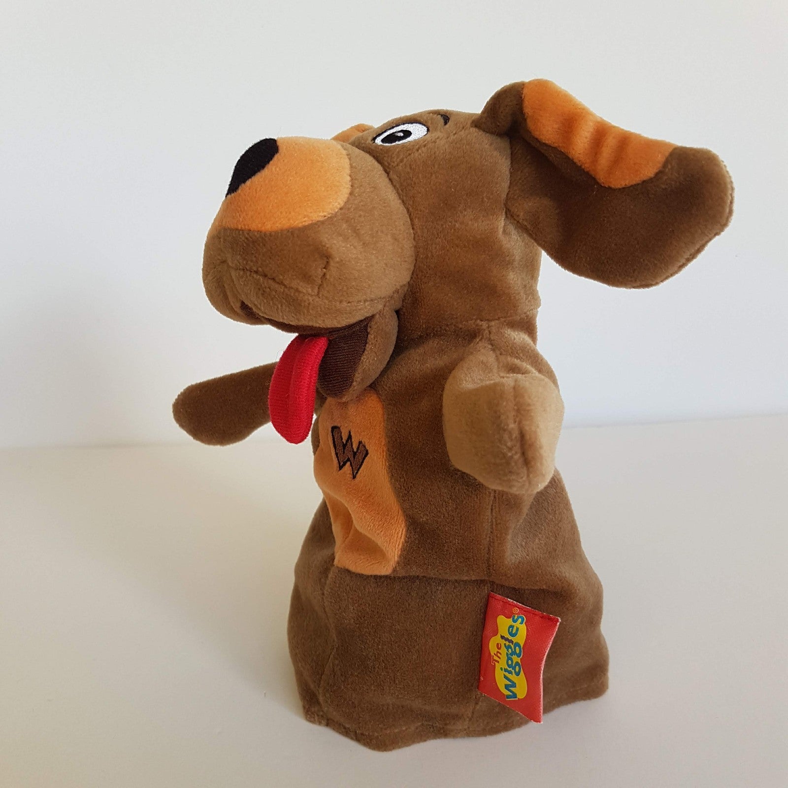 Wiggles WAGS THE DOG PUPPET Plush Soft Toy 2008 Stuffed Animal Puppy Toy 21cm3