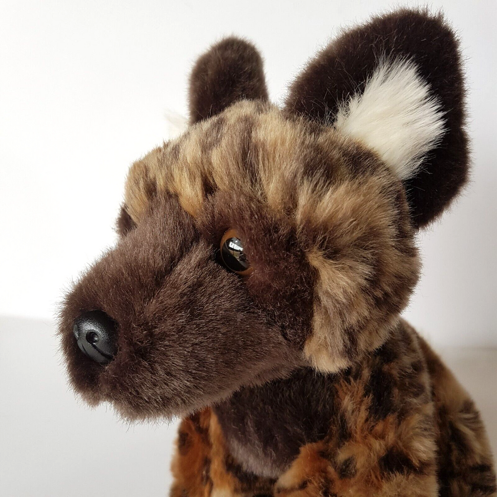 Korimco AFRICAN WILD DOG Plush Soft Toy 20cm Stuffed Animal Wild Safari Animal1