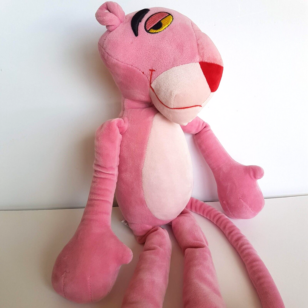 Miniso PINK PANTHER Plush 55cm Cat Stuffed Animal Cartoon Floppy Soft Toy 201712
