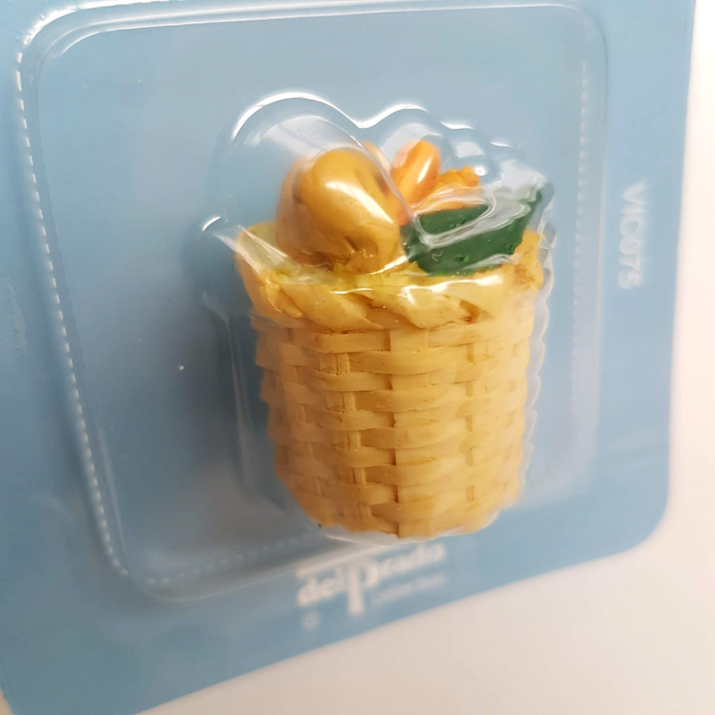Del Prado Doll House VICTORIAN VEGETABLE BASKET Accessory NEW CARDED Collectible4