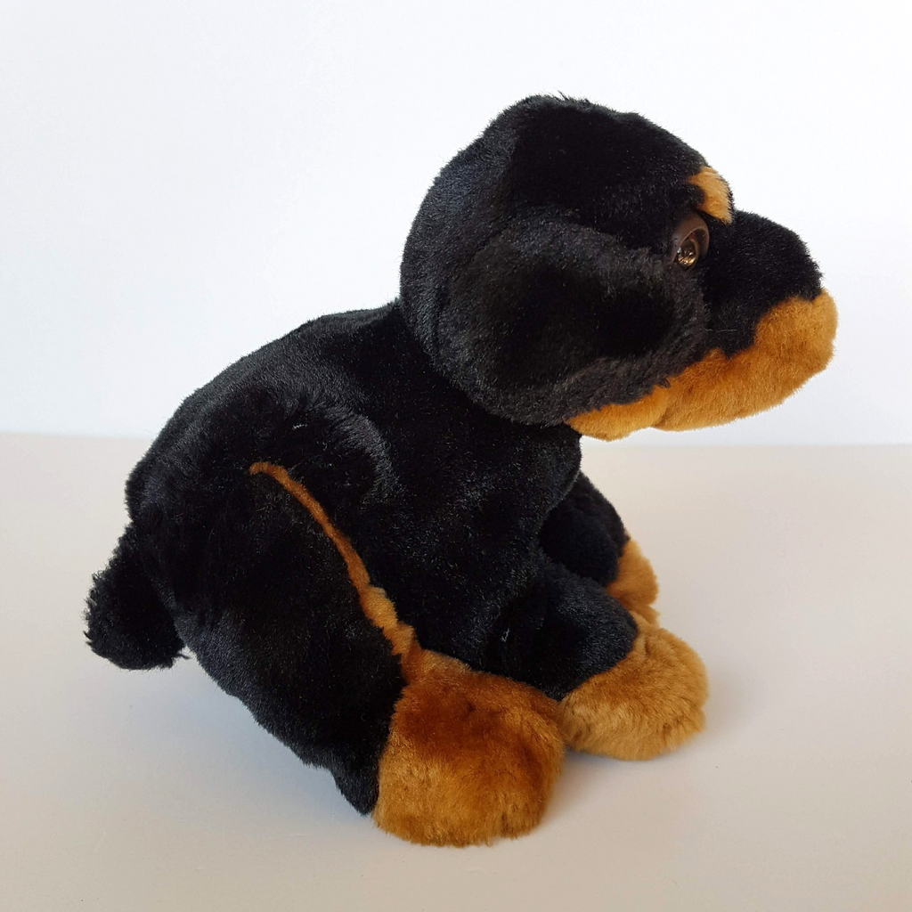 ROTTWEILER PUPPY DOG Plush Small Floppy SUPER Soft Toy Cuddly Stuffed Animal4