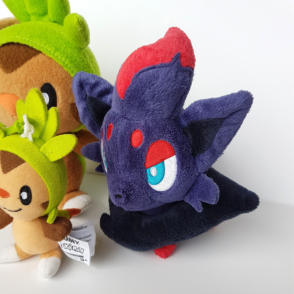 Pokemon CHESPIN ZORUA EEVEE Plush KEYCHAIN Toys Gaming Nintendo Soft Toy Bundle5