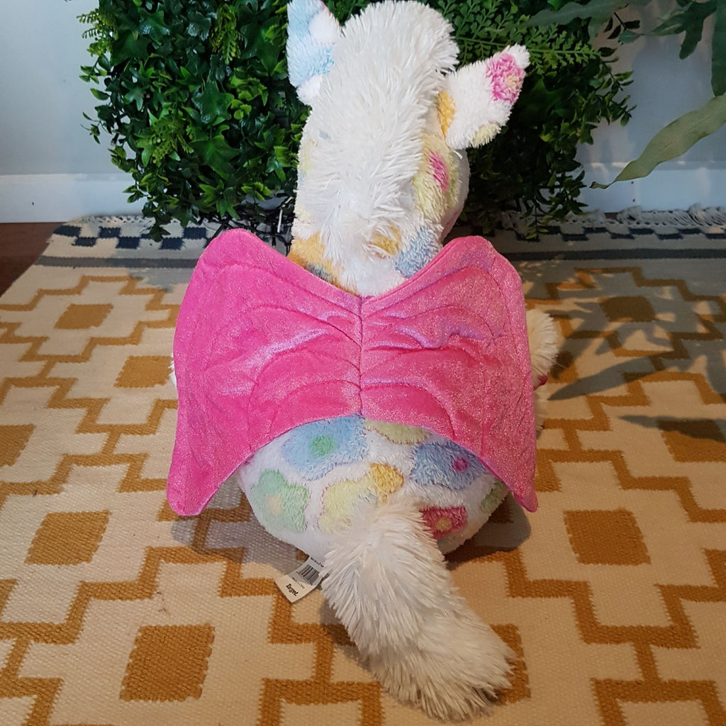 Target FLOWER PEGASUS Plush 51cm Soft Toy Magical White FANTASY Stuffed Animal4
