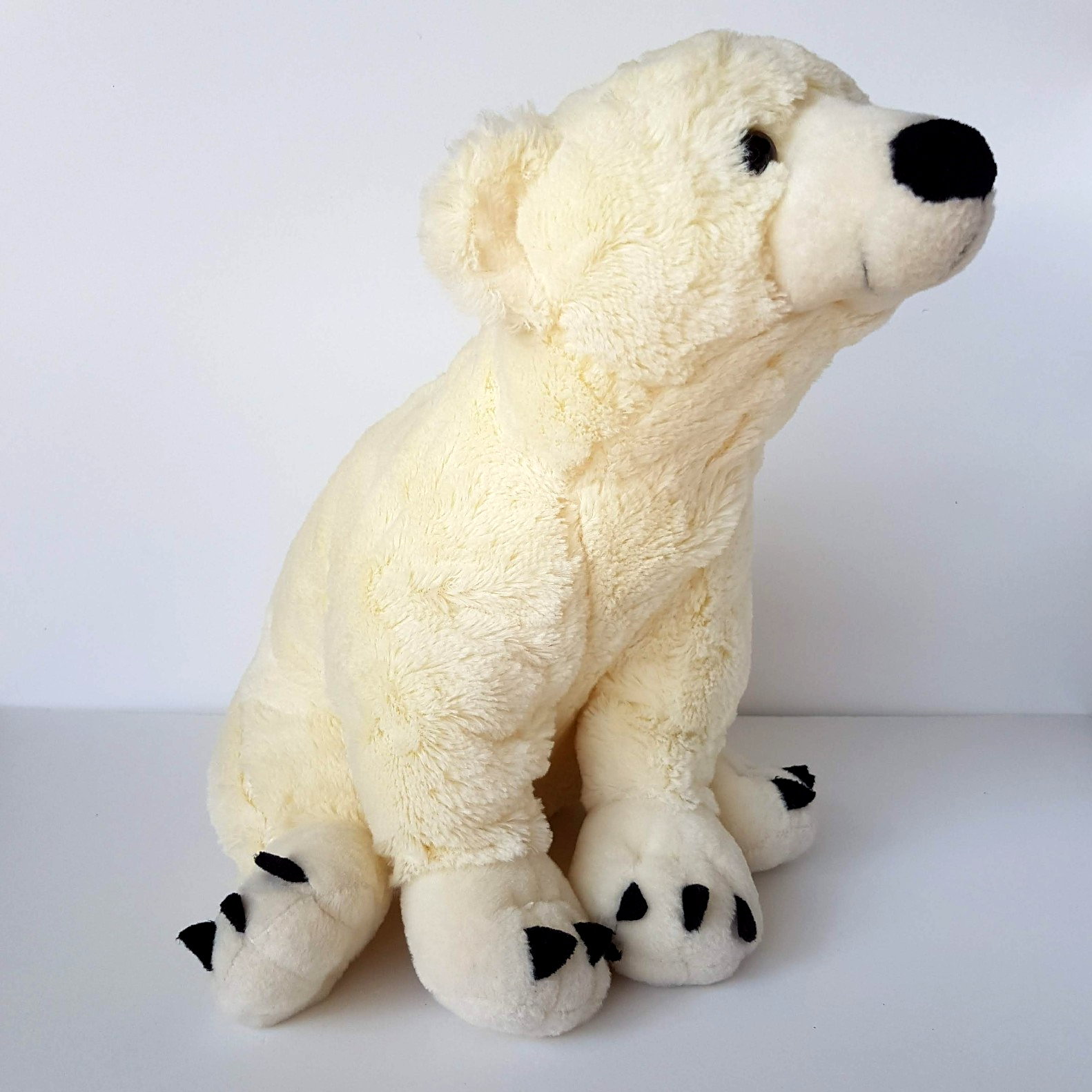 Sea World POLAR BEAR 30cm Plush Stuffed Animal Wild Soft Toy Snow Animals Cute0