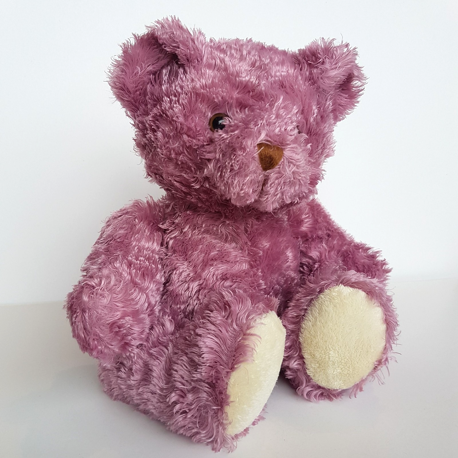Cuddle Mates FLOPPY TEDDY BEAR Plush 32cm Pink Purple Stuffed Animal Soft Toy2