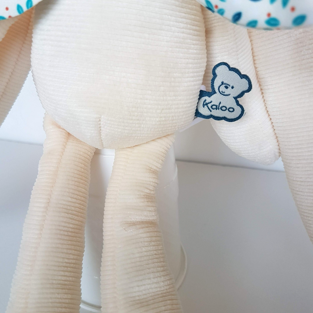 KALOO Baby BUNNY RABBIT Plush 31cm Stuffed Animal Soft Toy Corduroy Cream Floppy4