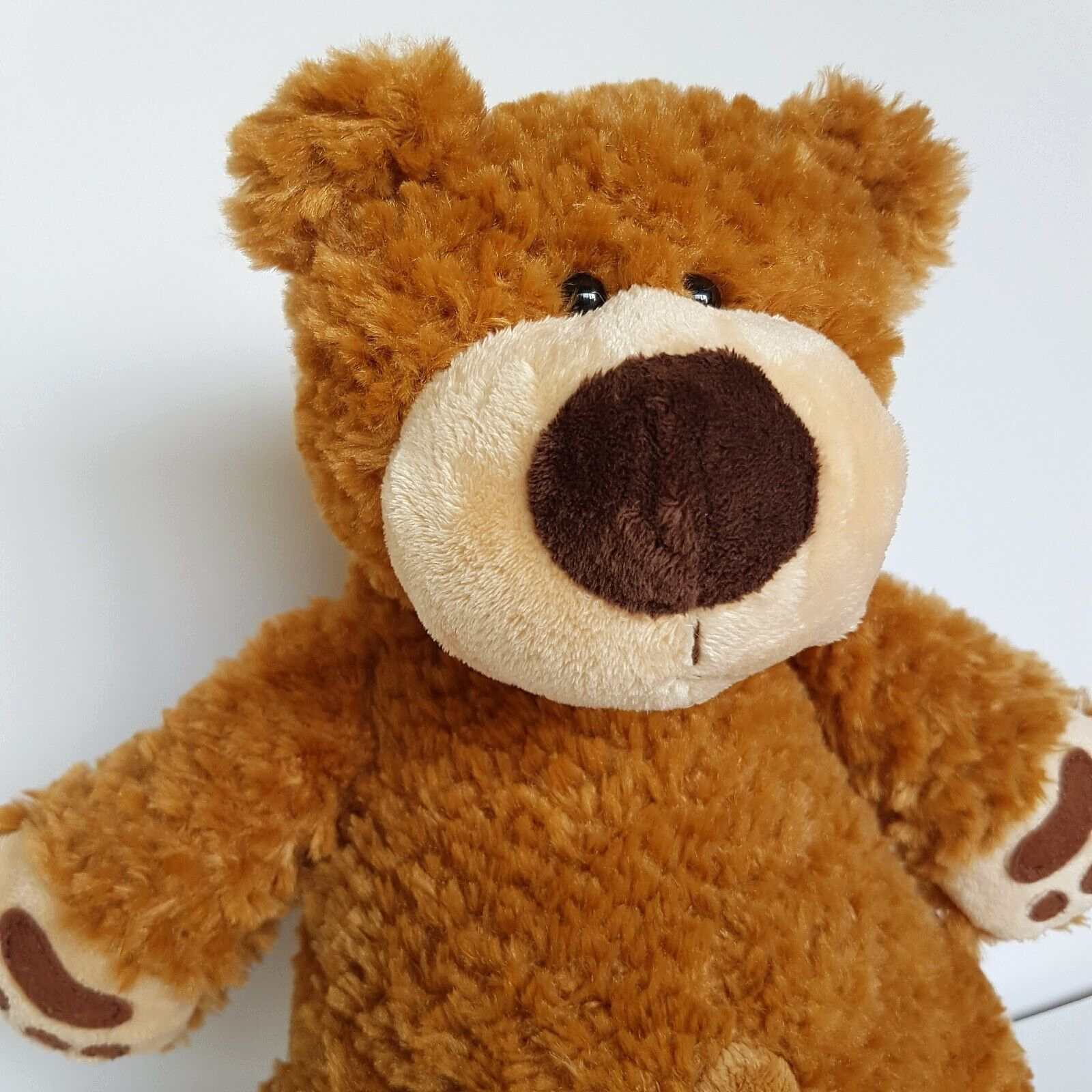 Korimco CARAMEL TEDDY BEAR Plush 33cm Stuffed Animal Soft Toy Sitting Cute Soft2