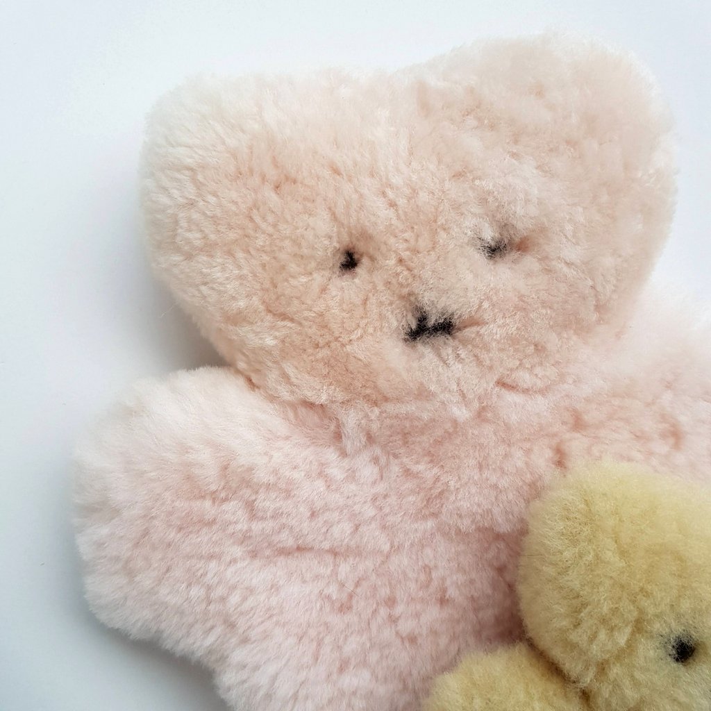 FLATOUT BEAR x 2 Australia 100% Sheepskin Flat Out Plush Soft Toy Stuffed Animal1
