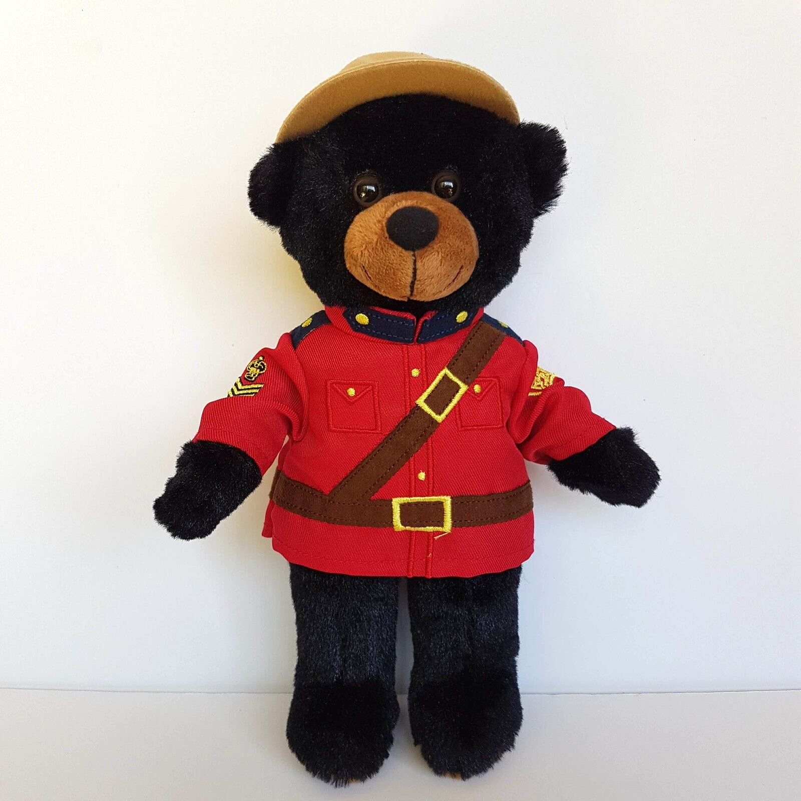 Royal Canada Mounted Police TEDDY BEAR Plush Uniform Stuffed Animal Soft Toy0