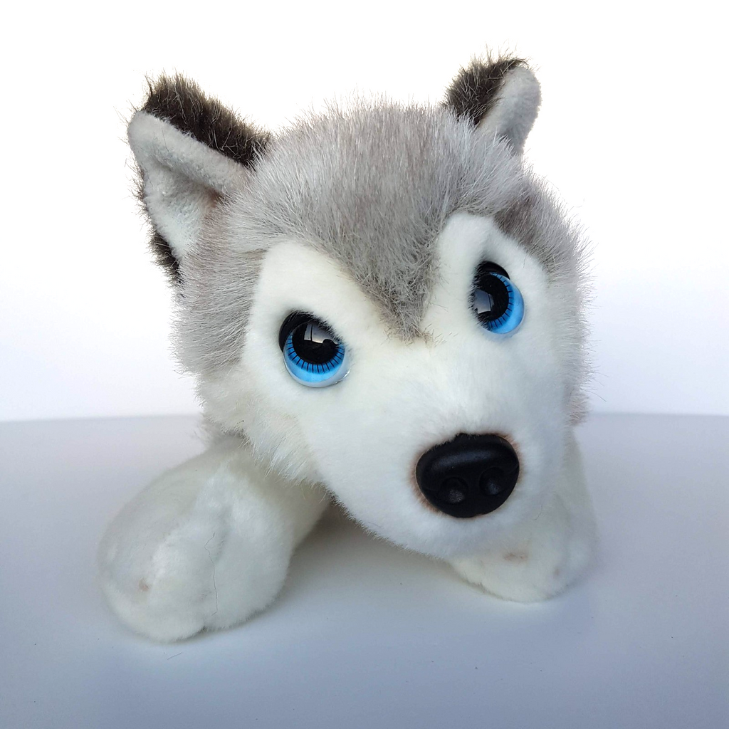 Cuddle Puppies HUSKY MALAMUTE Dog Plush Stuffed Animal Soft Toy Weighted Beanbag3