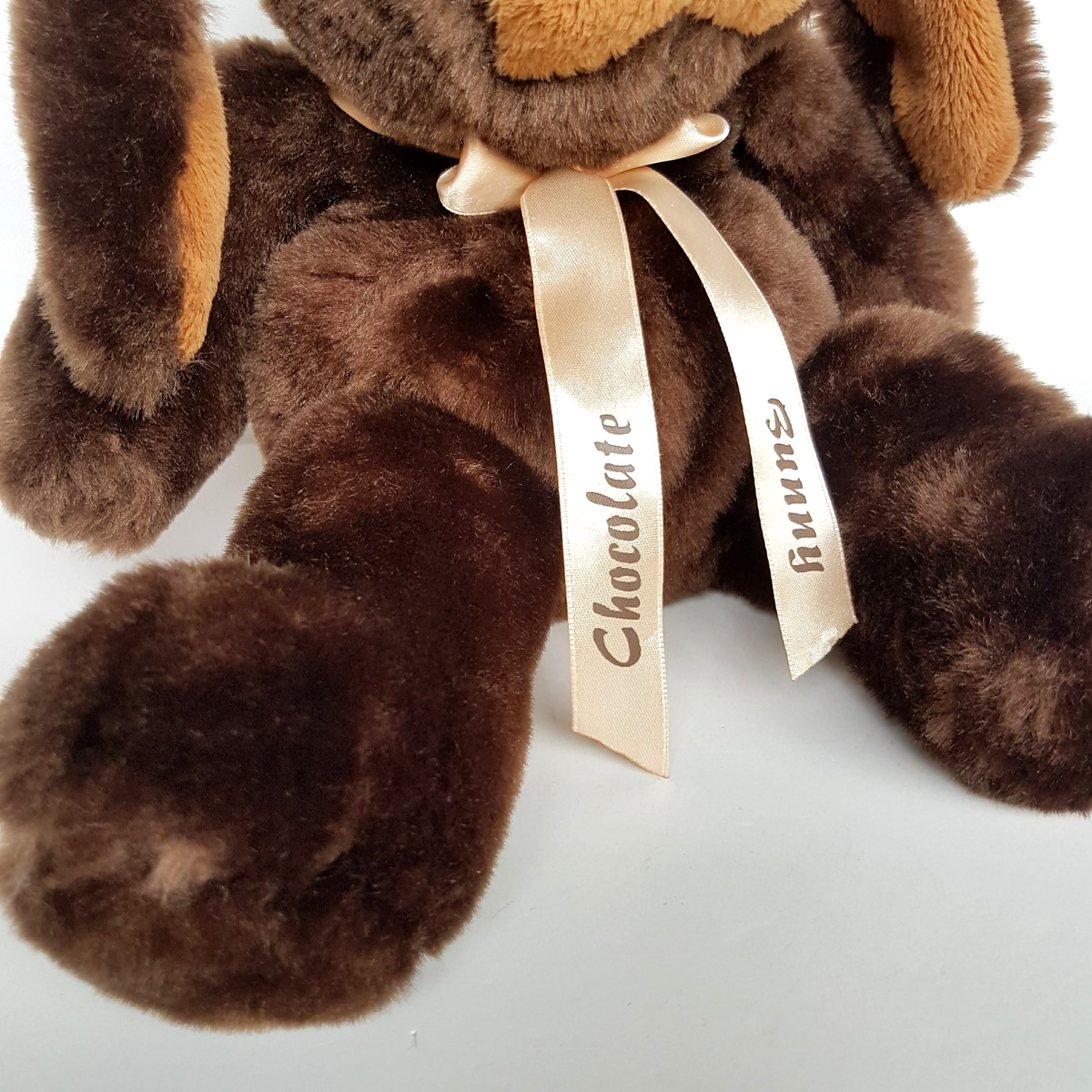 Floppy CHOCOLATE BUNNY Plush 37cm Super Soft Brown Stuffed Animal Soft Toy Cute2