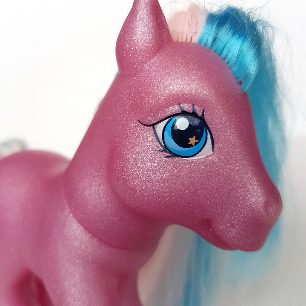 My Little Pony SUNSHOWER Horse Hasbro Vinyl Toy 2002 Brushable Sun Clouds Rain10