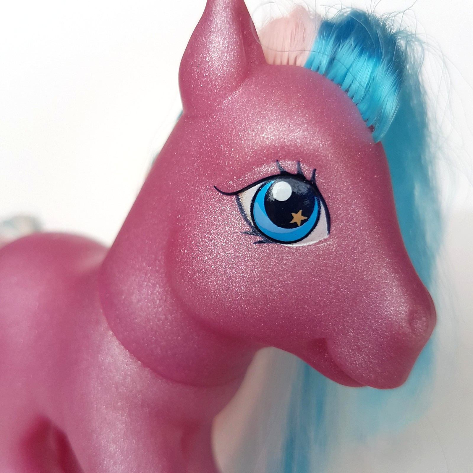 My Little Pony SUNSHOWER Horse Hasbro Vinyl Toy 2002 Brushable Sun Clouds Rain10