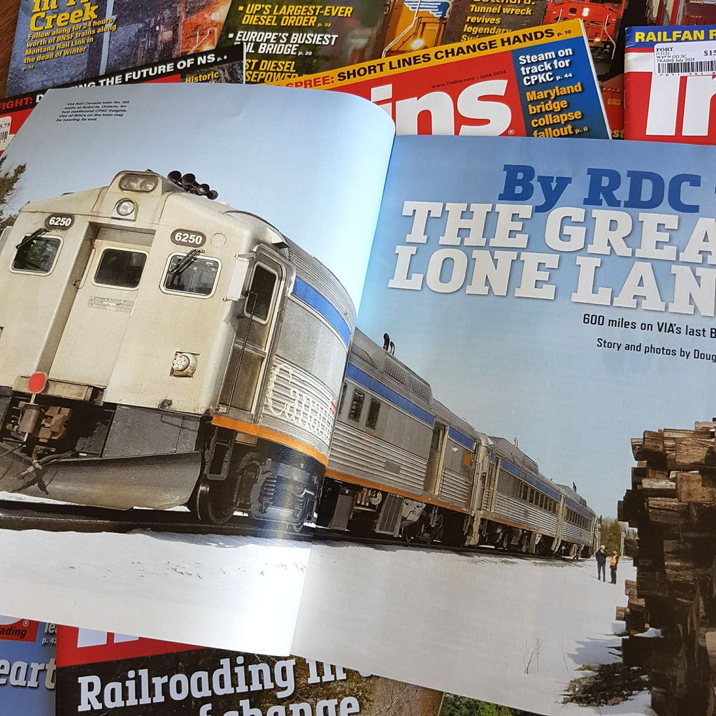 TRAINS MAGAZINE Jan   Dec 2024 Bundle Lot Locomotive Steam Diesel Series Edition11