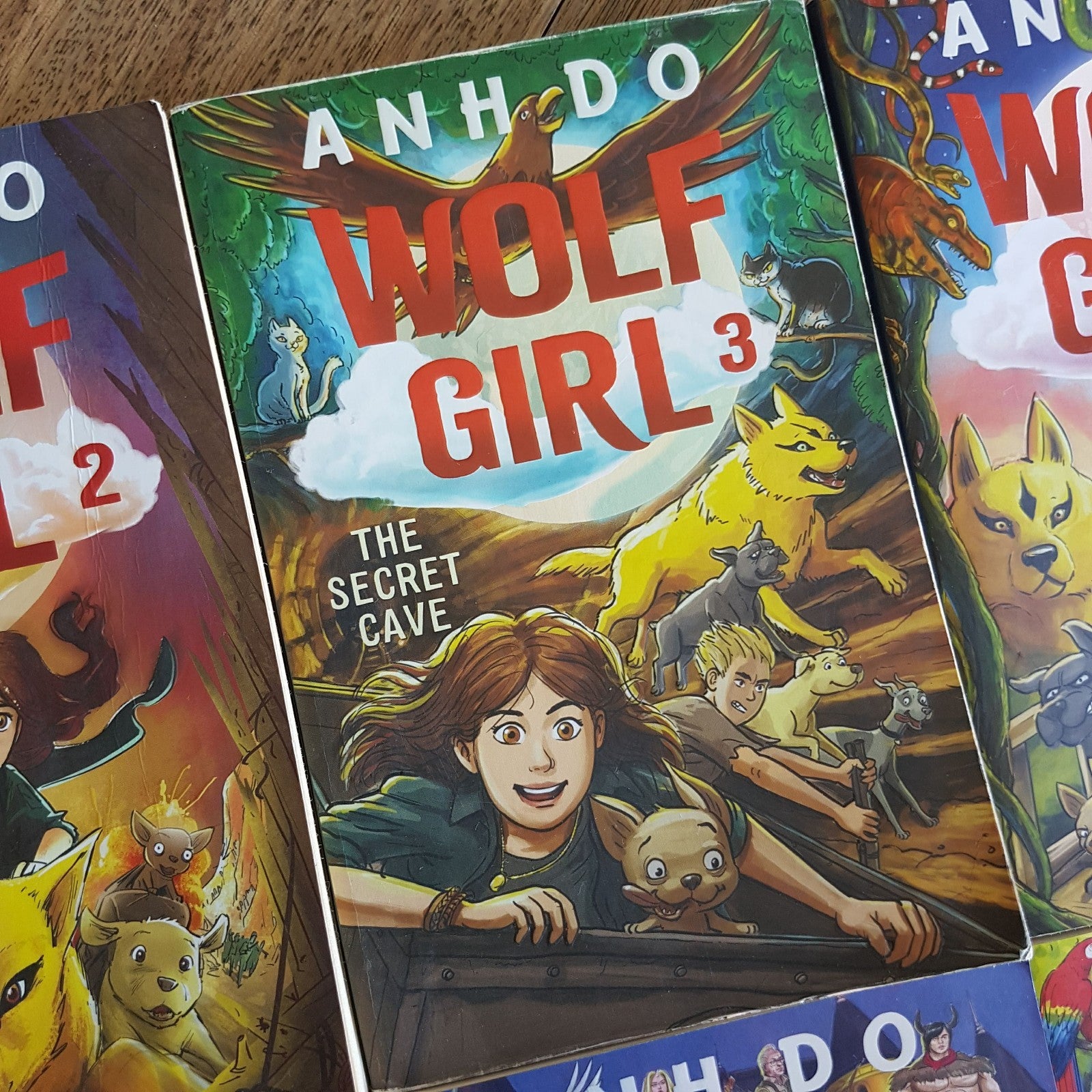 Anh Do WOLF GIRL 1 8 Fantasy Book Bundle Lot Kids Paperback Illustrated Novel3