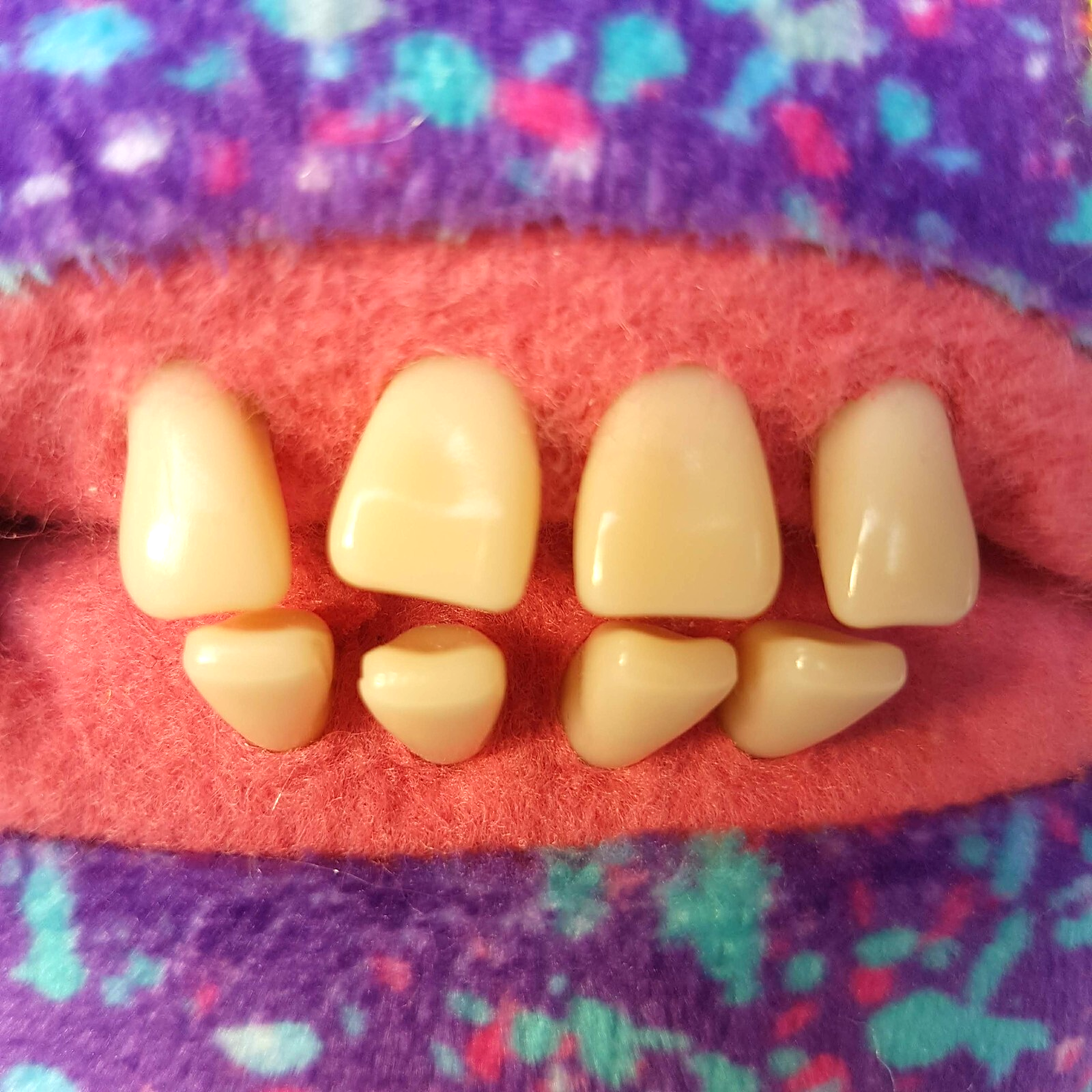 Fuggler SQUIDGE Plush Purple Paint Funny Ugly Monster Soft Toy Scary Teeth Cute5