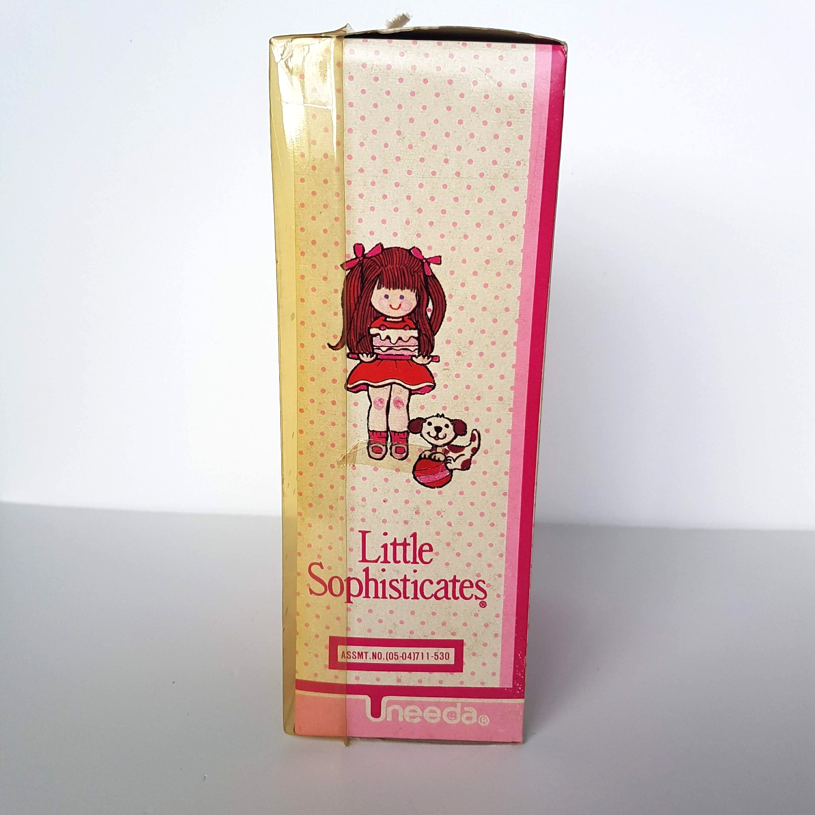 RARE Vintage 1983 UNEEDA LITTLE SOPHISTICATES DOLL BOX 21cm Brunette Collectible12