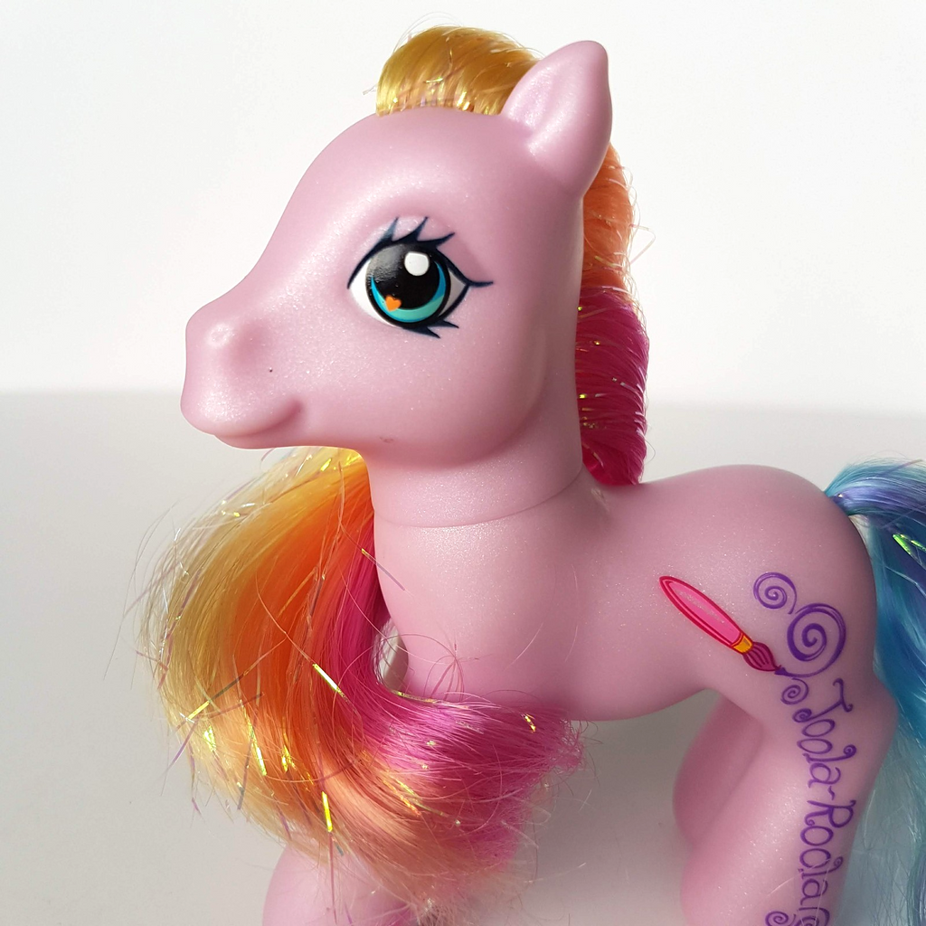 My Little Pony TOOLA ROOLA 2007 Hasbro Horse 12cm Glitter Hair Action Figure1