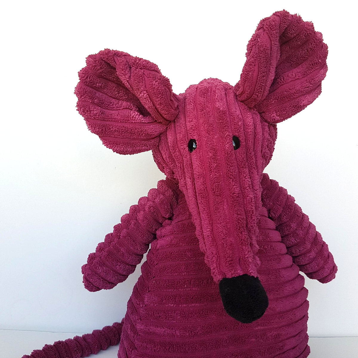 Jellycat Cordy Roy RAT MOUSE Burgundy Soft Toy Stuffed Animal 42cm Corduroy Cute1