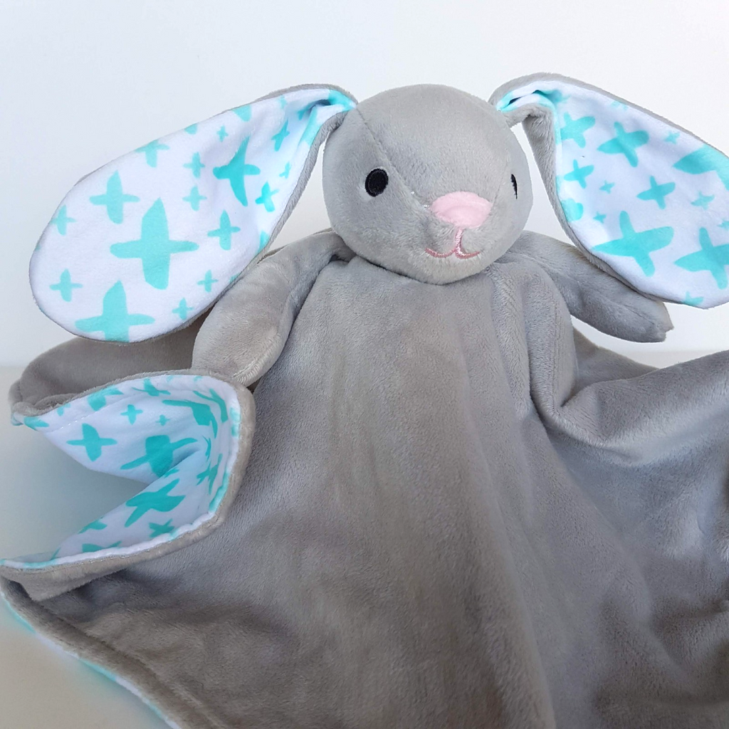 Rascals BUNNY RABBIT Lovey Plush Security Comforter Sleep Blanket Soft Toy Cute1