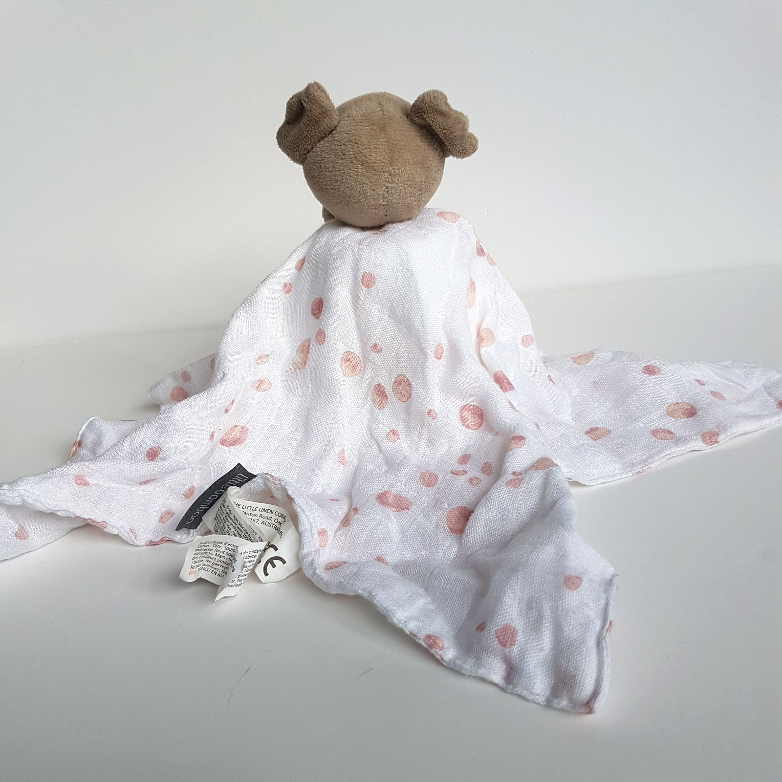 Little Bamboo KOALA LOVEY Soft Toy Comforter Security Blanket Minky Dot Sleep8