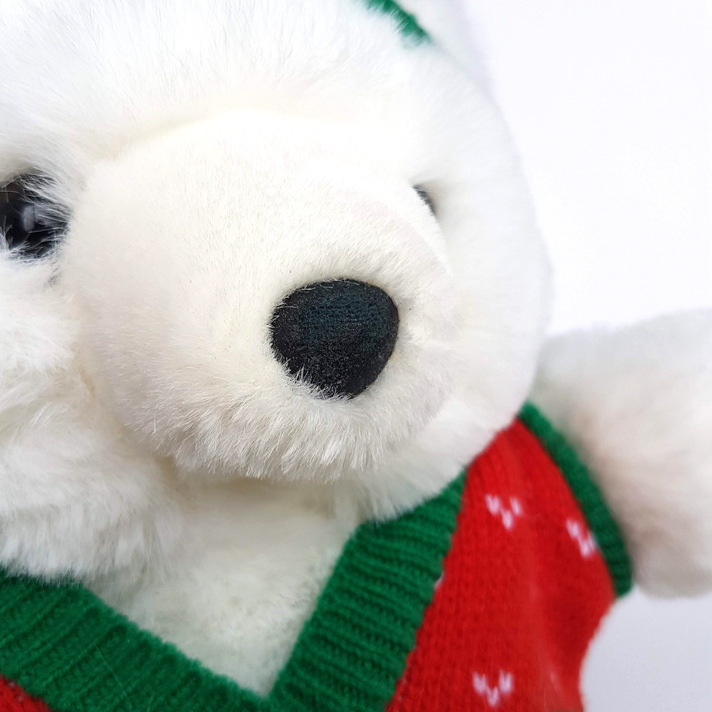 Myer MYBEAR II CHRISTMAS BEAR Plush Teddy Bear 32cm VINTAGE Stuffed Animal7