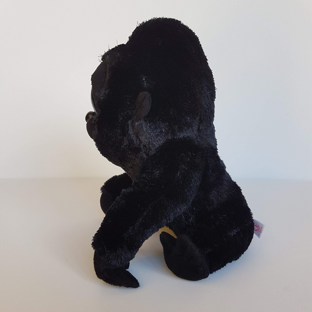 TY SILK Beanie GEORGE GORILLA Medium 23cm Black Monkey Soft Toy Stuffed Animal4
