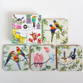 Birds of Australia COASTER SET Royal Botanic Gardens Victoria Katherine Castle0