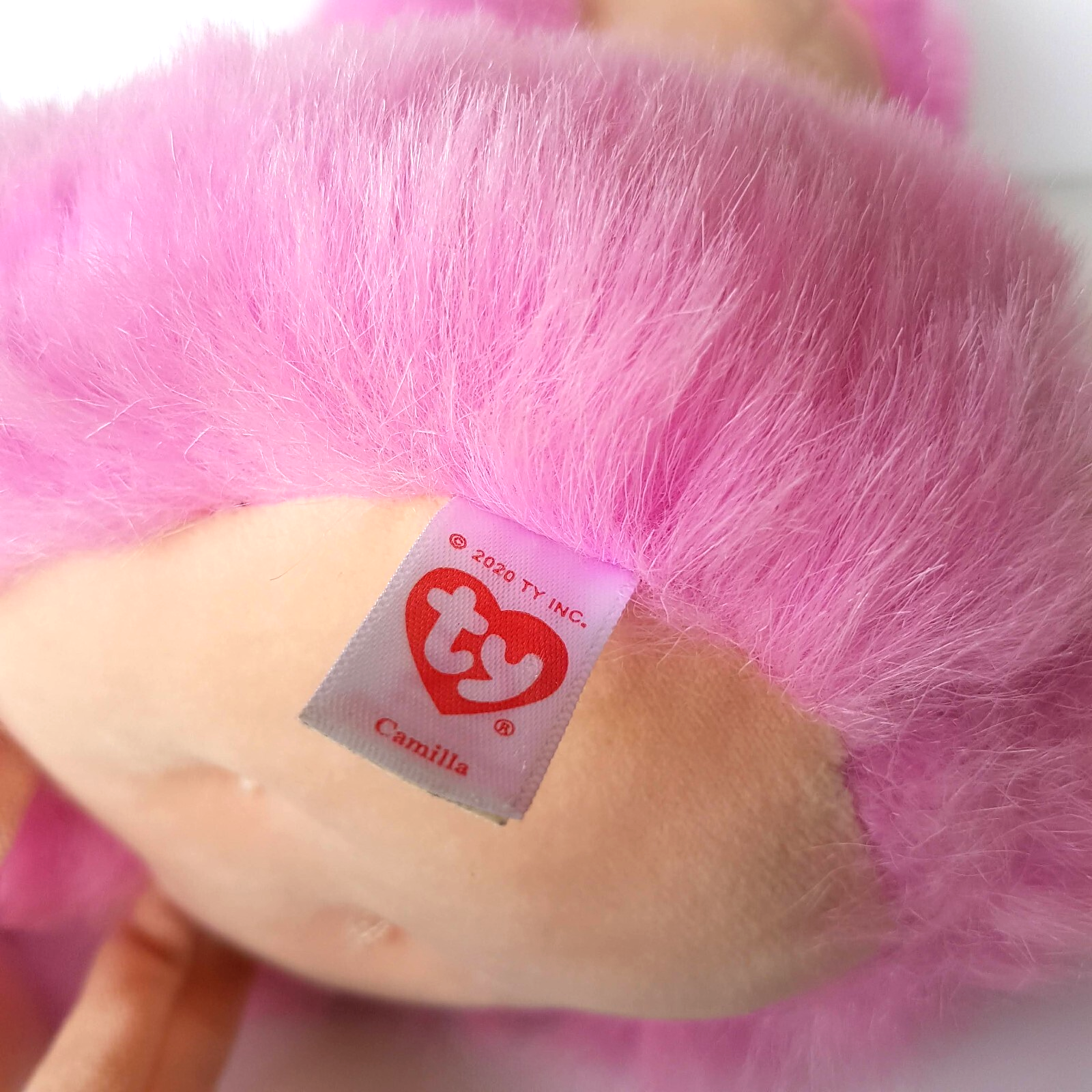 TY Beanie Boos CAMILLA Poodle Dog Mum Pup 13" 9" Plush Stuffed Animal Soft Toy15