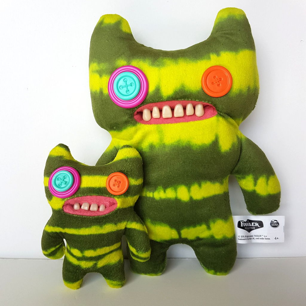 FUGGLER 2023 Laboratory Misfits Indecisive Monster + Mini Green Plush Soft Toys0