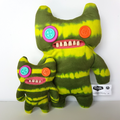 FUGGLER 2023 Laboratory Misfits Indecisive Monster + Mini Green Plush Soft Toys0