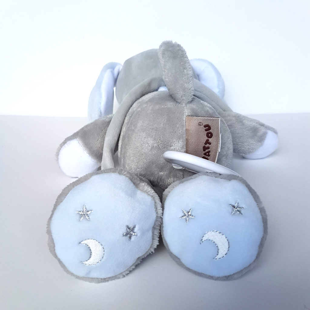 Nattou Plush DOG MUSIC BOX Lovey Comforter Sleep Stuffed Animal Soft Toy Blue5