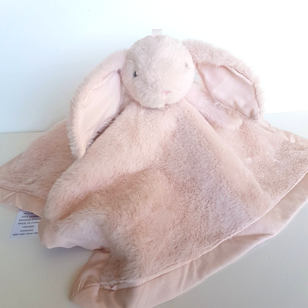 Baby Baby PINK RABBIT BUNNY Lovey Plush Security Comforter Sleep Baby Soft Toy1