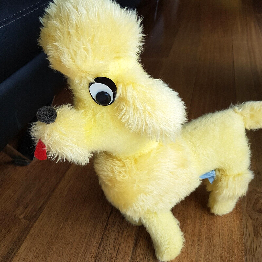 Vintage GANZ BRO POODLE DOG Carnival Toy Plush Stuffed Animal Soft Toy 45cm2