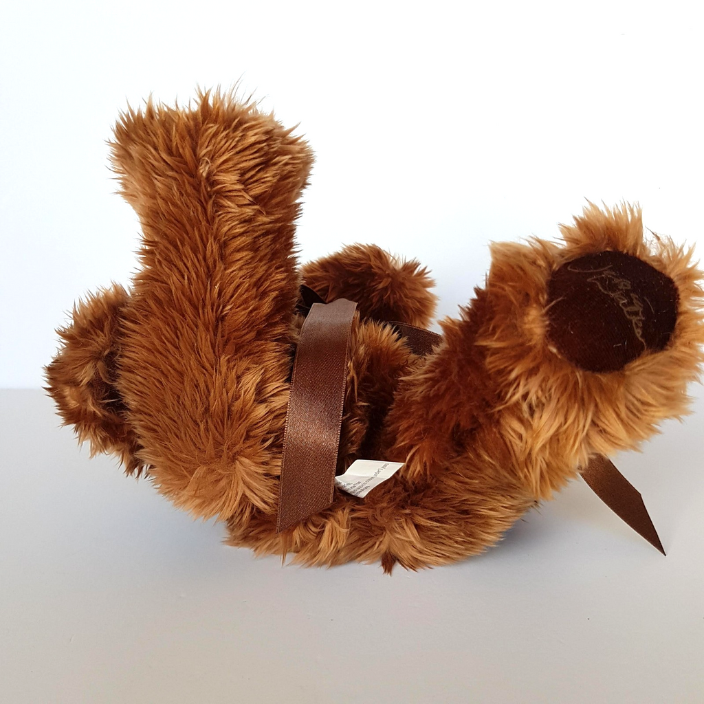 Gorgeous CHOCOLATE TEDDY BEAR Plush Stuffed Animal Soft Toy Brown Bow 20cm10
