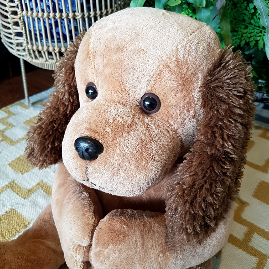 Jumbo RUSS 50cm KARAMA Dog Puppy Plush Magnet Paws Soft Toy Stuffed Animal1
