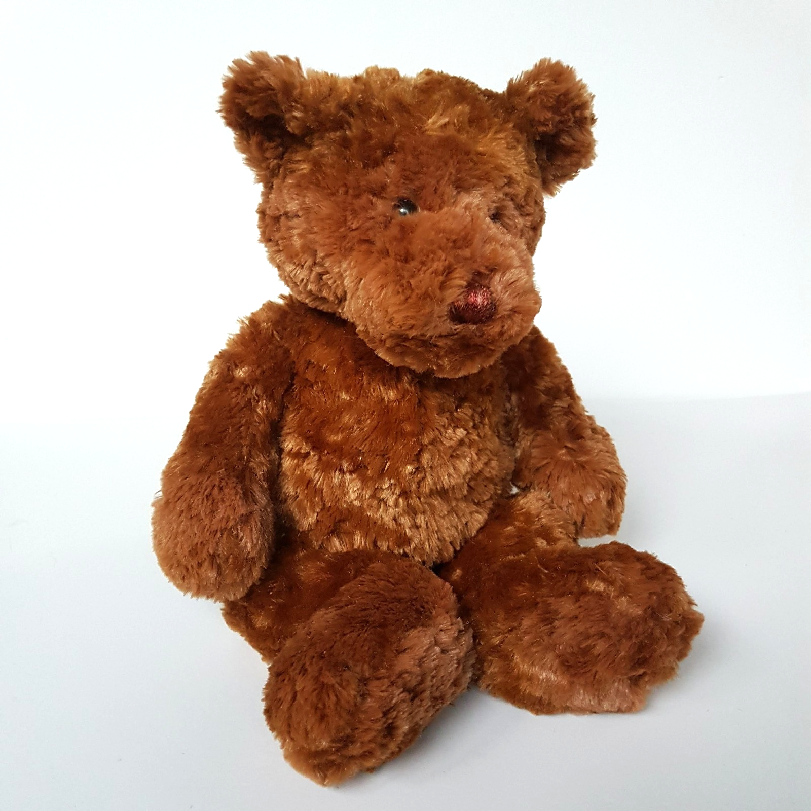 Tomfoolery CHOCOLATE TEDDY BEAR Floppy 32cm Stuffed Animal Soft Toy Cuddly Cute0