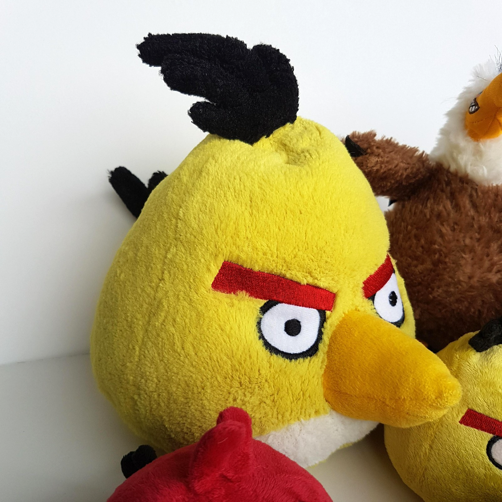 Angry Birds MIXED LOT Chuck Red Pig Eagle Game Plush Stuffed Animal Soft Toy5