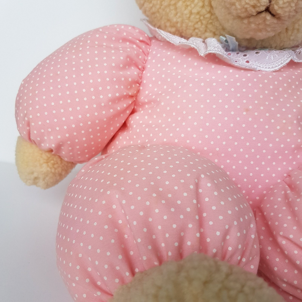 RARE Vintage DAKIN PUFFY BEAR Plush 40cm Fraser Group Stuffed Animal Soft Toy5